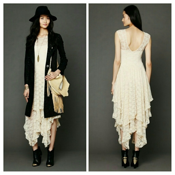 Free People Dresses & Skirts - Free People French Courtship Lace Maxi Dress S